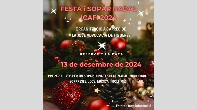 Sopar Nadal ICAFI 2024